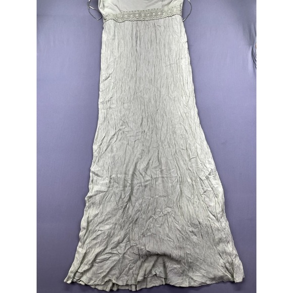 Maxi Dress Cottagecore Light Green Size M LC Lauren Conrad Romantic Party‎ - Picture 9 of 12